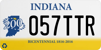 IN license plate 057TTR