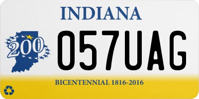 IN license plate 057UAG