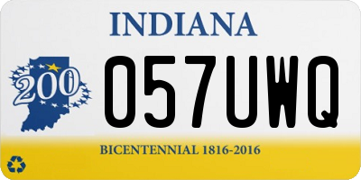 IN license plate 057UWQ