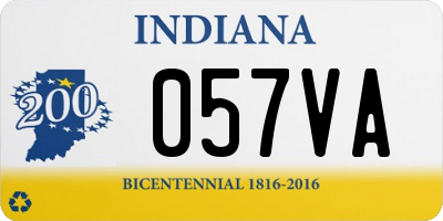 IN license plate 057VA