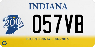 IN license plate 057VB