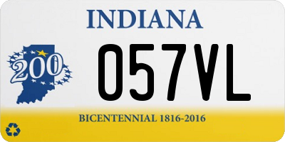 IN license plate 057VL