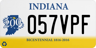 IN license plate 057VPF