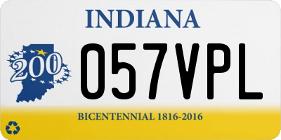 IN license plate 057VPL