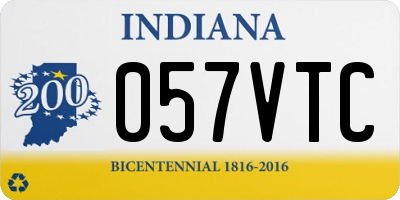IN license plate 057VTC