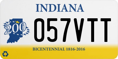 IN license plate 057VTT