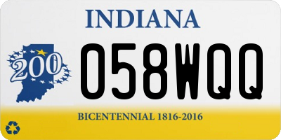IN license plate 058WQQ