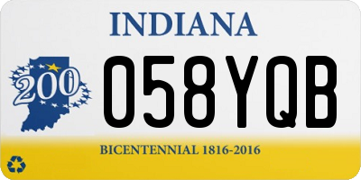 IN license plate 058YQB