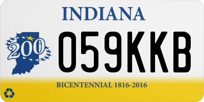 IN license plate 059KKB