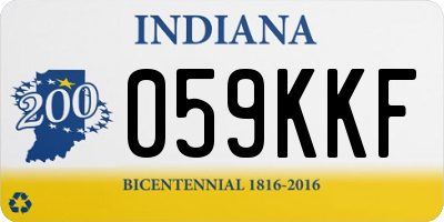 IN license plate 059KKF