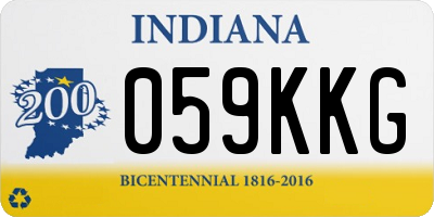 IN license plate 059KKG