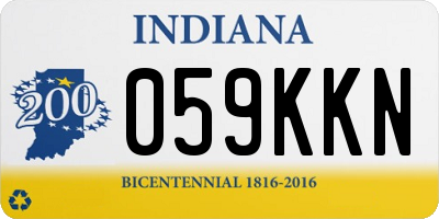 IN license plate 059KKN
