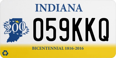 IN license plate 059KKQ