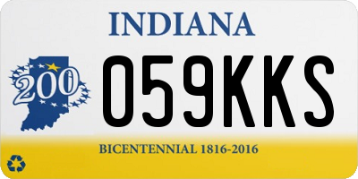 IN license plate 059KKS