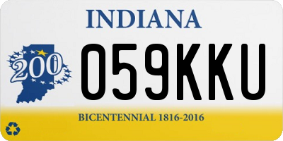 IN license plate 059KKU