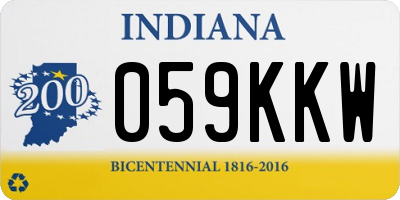 IN license plate 059KKW