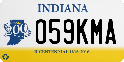 IN license plate 059KMA