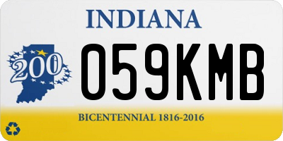 IN license plate 059KMB