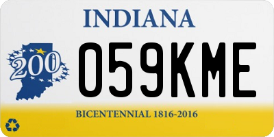 IN license plate 059KME