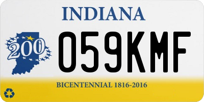 IN license plate 059KMF