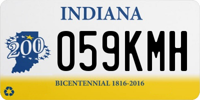 IN license plate 059KMH