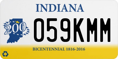 IN license plate 059KMM