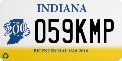 IN license plate 059KMP