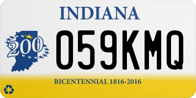 IN license plate 059KMQ