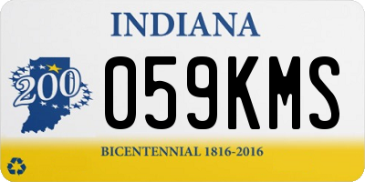 IN license plate 059KMS
