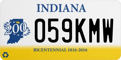 IN license plate 059KMW
