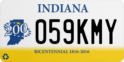 IN license plate 059KMY
