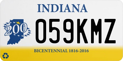 IN license plate 059KMZ