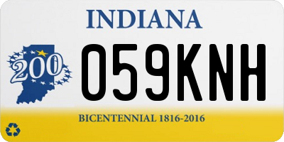 IN license plate 059KNH