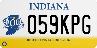 IN license plate 059KPG