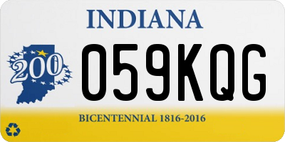 IN license plate 059KQG