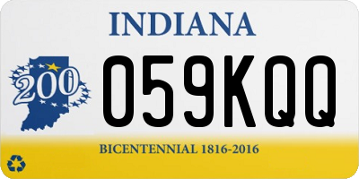 IN license plate 059KQQ