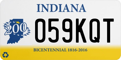 IN license plate 059KQT