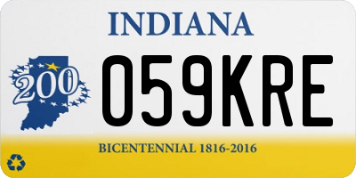 IN license plate 059KRE