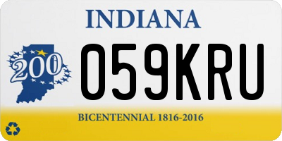 IN license plate 059KRU