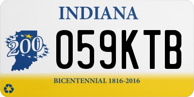 IN license plate 059KTB