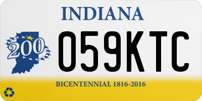 IN license plate 059KTC