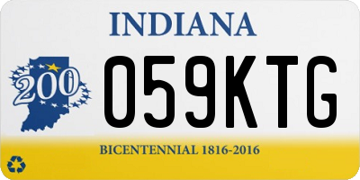 IN license plate 059KTG
