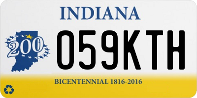 IN license plate 059KTH