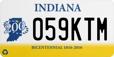 IN license plate 059KTM