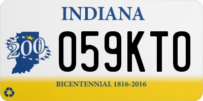 IN license plate 059KTO