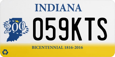 IN license plate 059KTS