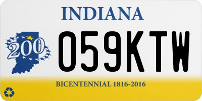 IN license plate 059KTW