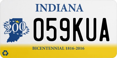 IN license plate 059KUA