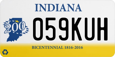 IN license plate 059KUH