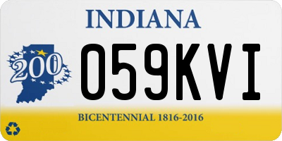 IN license plate 059KVI